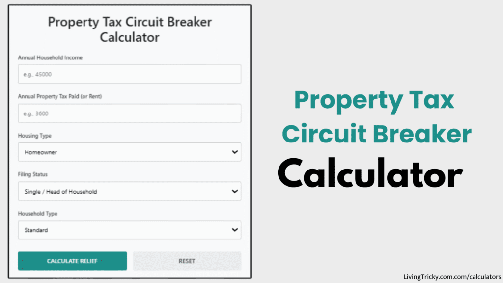 Property Tax Circuit Breaker Calculator