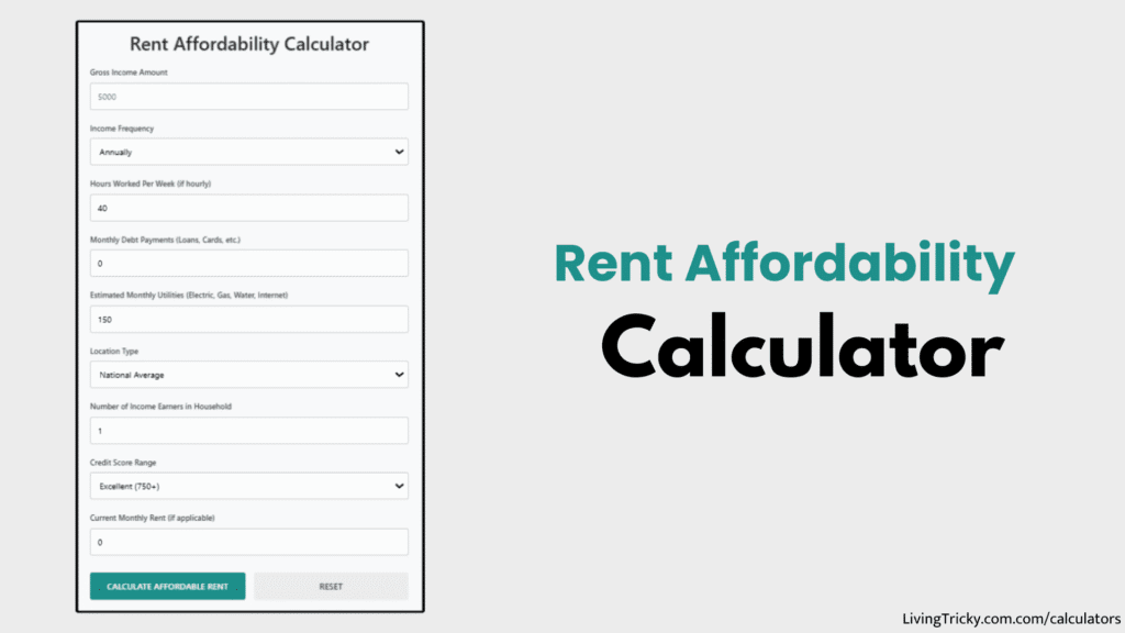 Rent Affordability Calculator