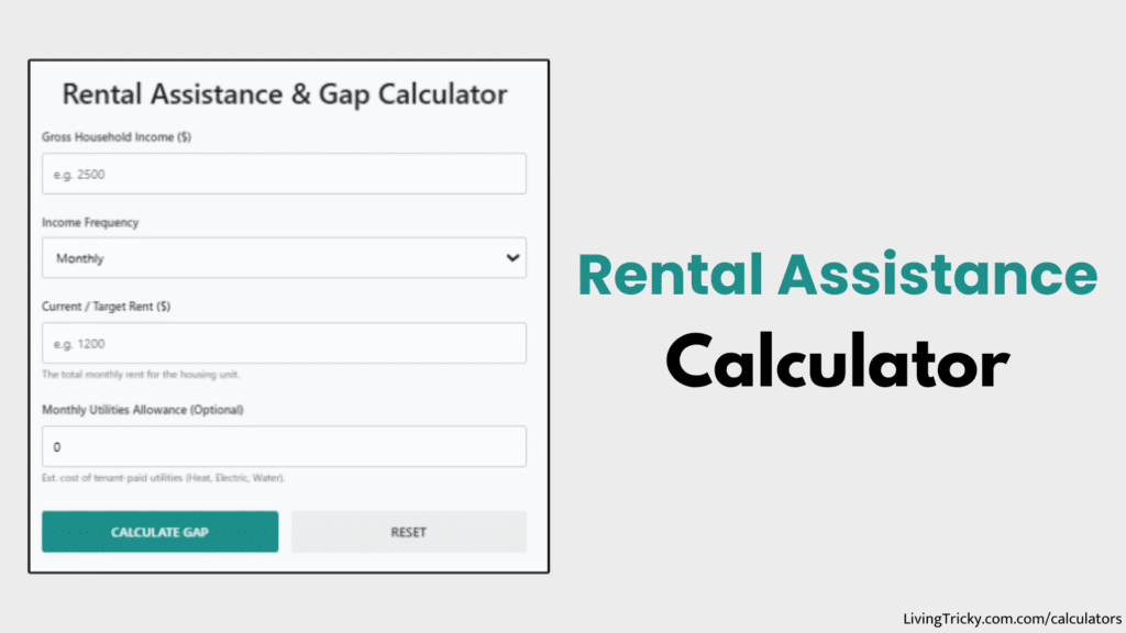Rental Assistance Calculator