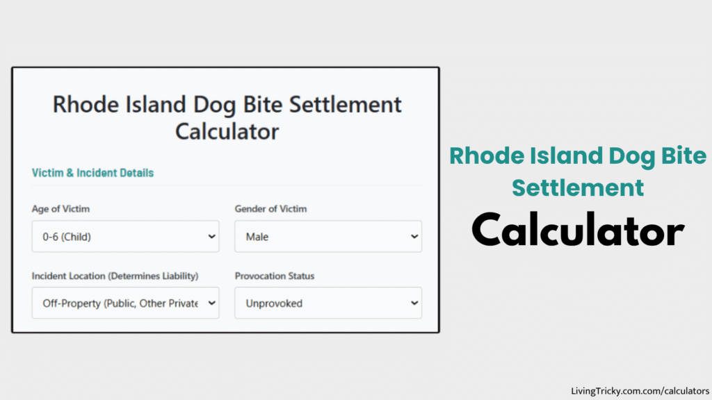Rhode Island Dog Bite Settlement Calculator