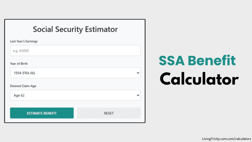 SSA Benefit Calculator