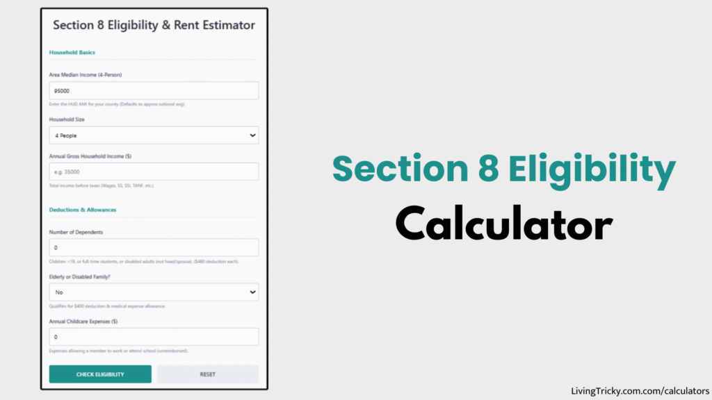 Section Eligibility Calculator