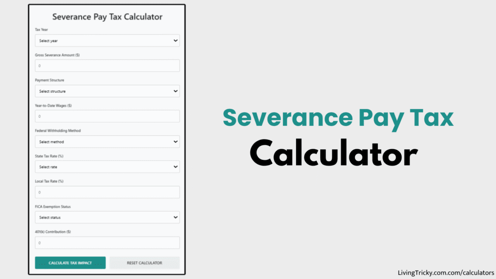 Severance Pay Tax Calculator