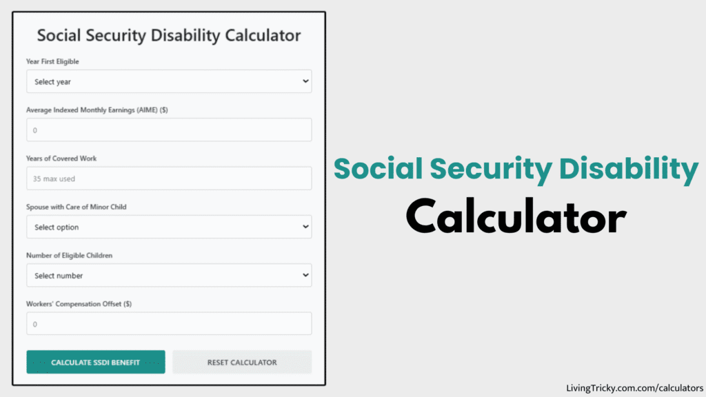 Social Security Disability Calculator