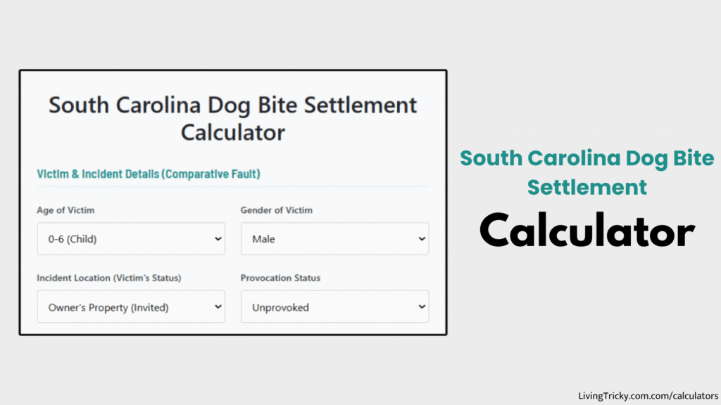 South Carolina Dog Bite Settlement Calculator