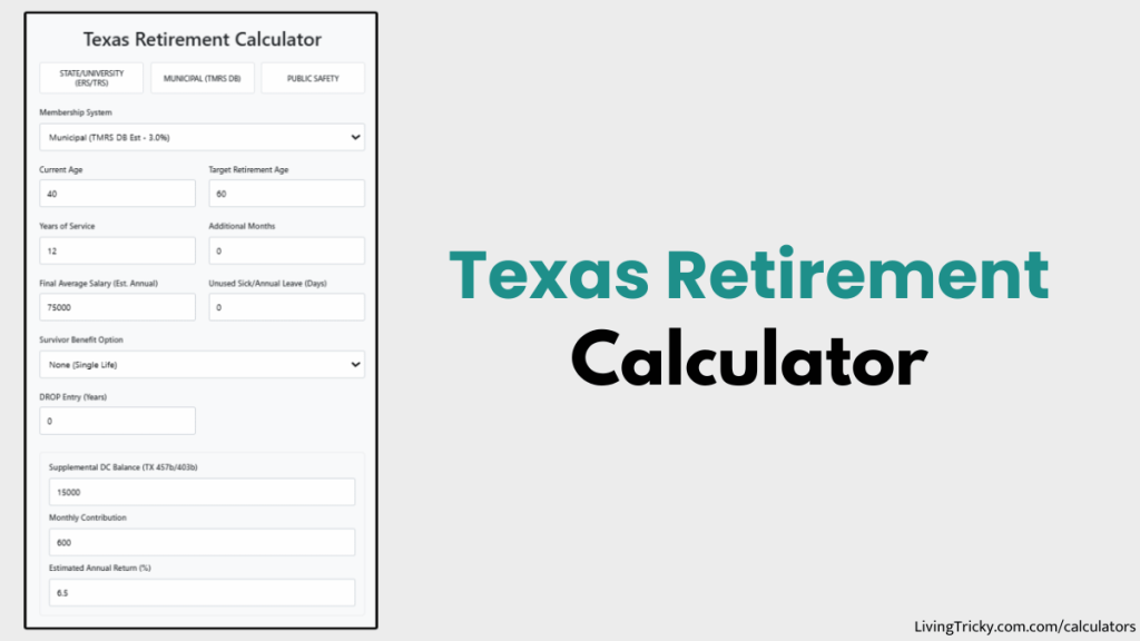 Texas Retirement Retirement