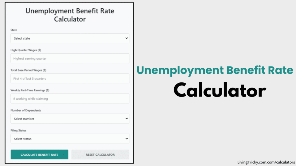 Unemployment Benefit Rate Calculator
