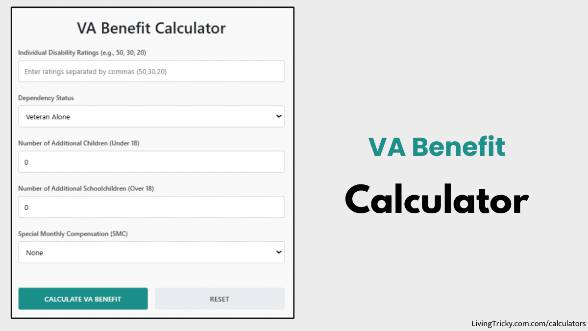 VA Benefit Calculator – LivingTricky