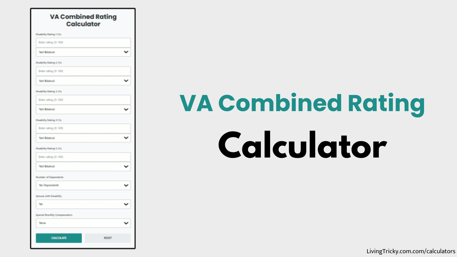 Va Math Calculation Chart VA Combined Rating Calculator – LivingTricky