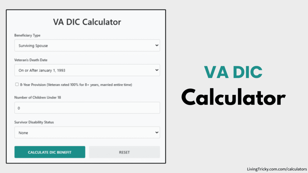 VA DIC Calculator