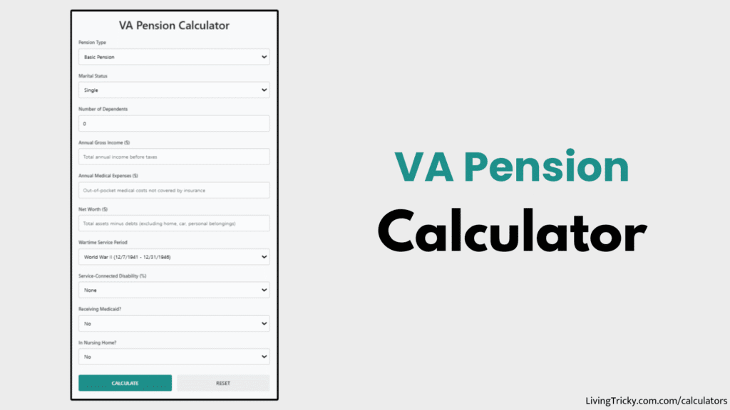 VA Pension Calculator